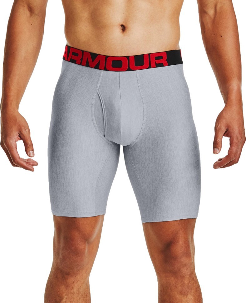 Боксеры Under Armour UA Tech 9in 2 Pack-GRY 1363622-011 в Челябинске  в Челябинске 