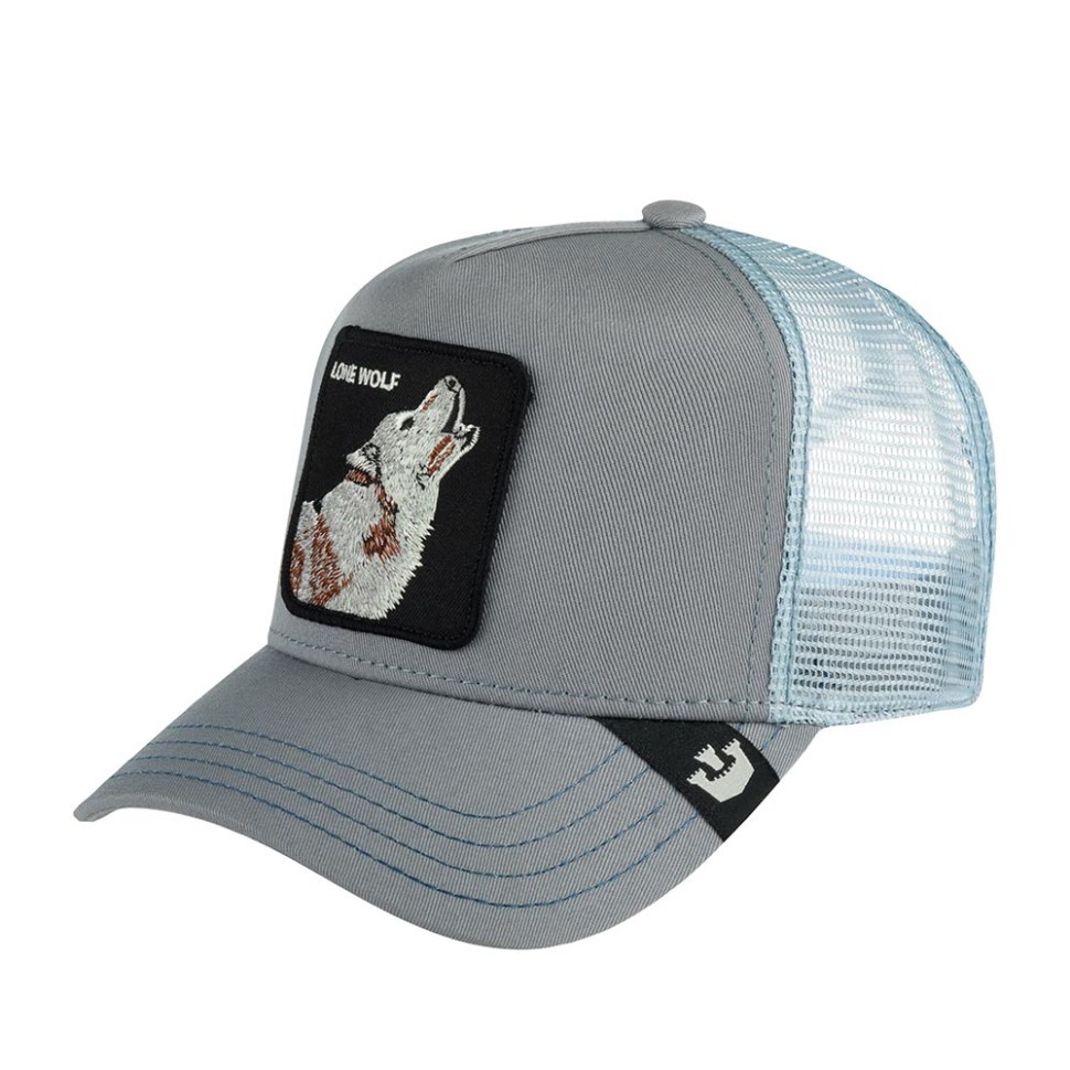 Бейсболка GOORIN BROTHERS Animal Farm Lone Wolf (серый) 91-649-08-00 в Челябинске  в Челябинске 