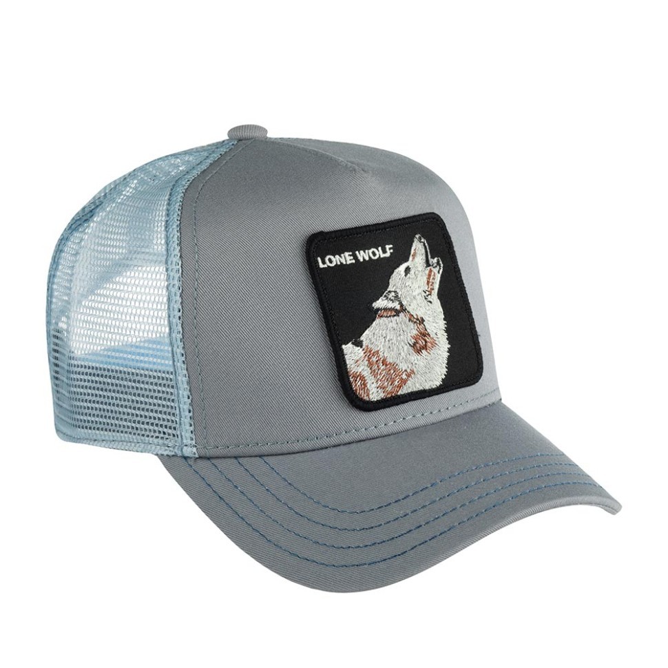 Бейсболка GOORIN BROTHERS Animal Farm Lone Wolf (серый) 91-649-08-00 в Челябинске  в Челябинске 