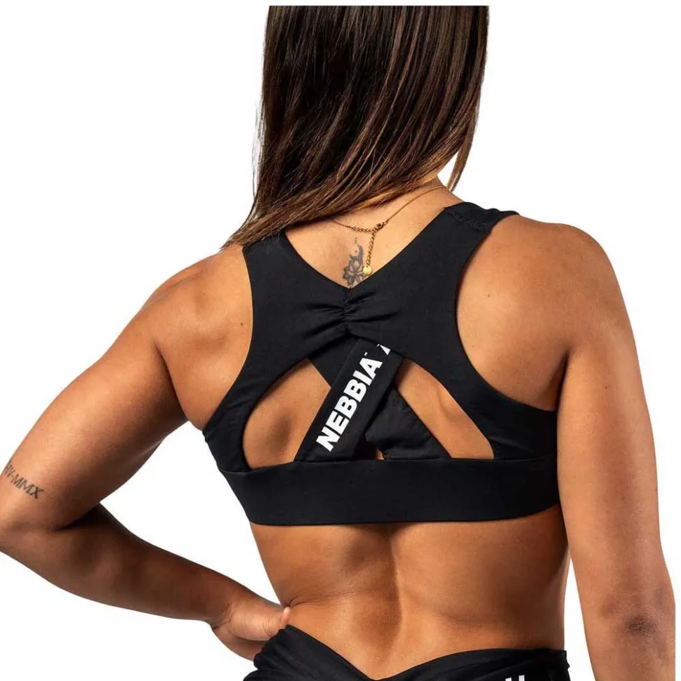 Бра Nebbia Sports Bra STRONG BEAUTY 424 Black в Челябинске в Челябинске