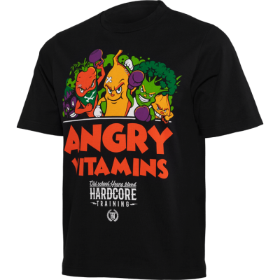 Футболка Hardcore Training Angry Vitamins Black Oversized Fit hctshirt0410
