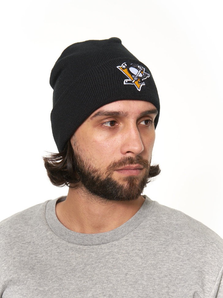 Шапка ATRIBUTIKA & CLUB Pittsburgh Penguins, черн. 59052 в Челябинске  в Челябинске 