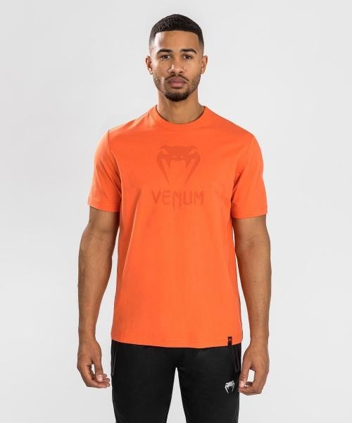 Футболка Venum Classic T-Shirt - Orange/Orange VEN03526-460 в Челябинске  в Челябинске 