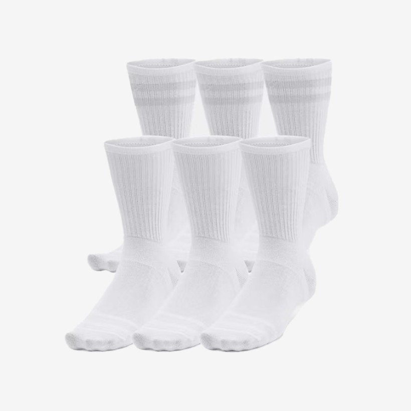 Носки Under Armour UA Essential 6pk Crew 1387058-100 в Челябинске в Челябинске