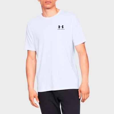 Футболка Under Armour Sportstyle Left Chest Logo SS 1326799-100