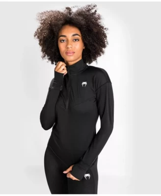 Толстовка Venum Essential Women&#039;s Base Layer Top - Black Ven04743-001