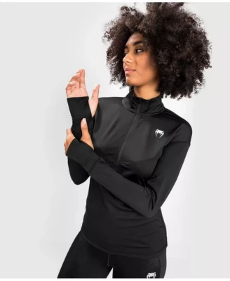 Толстовка Venum Essential Women&#039;s Base Layer Top - Black Ven04743-001