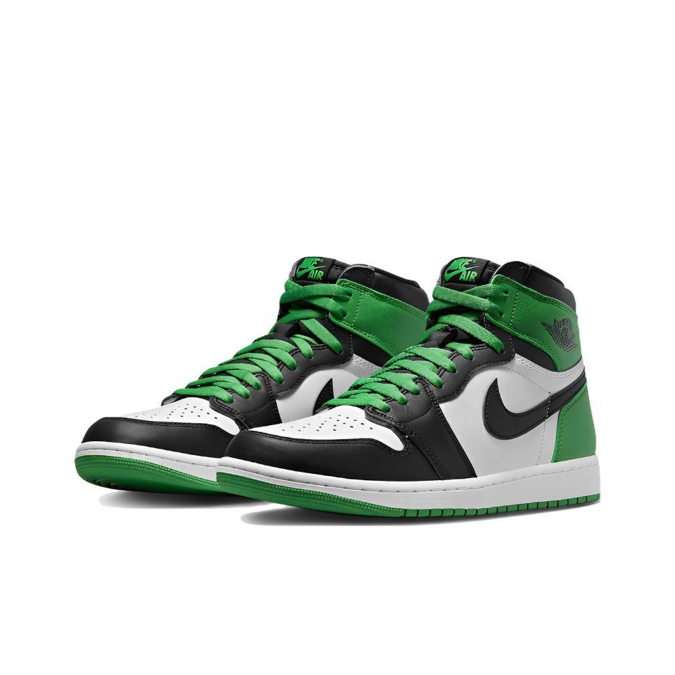 Кроссовки Nike NIKE AIR JORDAN 1 RETEO HIGH OG  BLACK AND LUCKY GREEN  DZ5485-031 в Челябинске  в Челябинске 