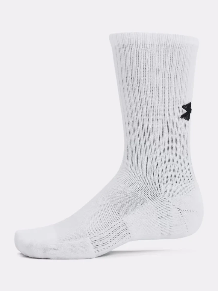 Носки (3 пары) Under Armour Unisex UA TC 3pk Crew 1386311-100 в Челябинске в Челябинске