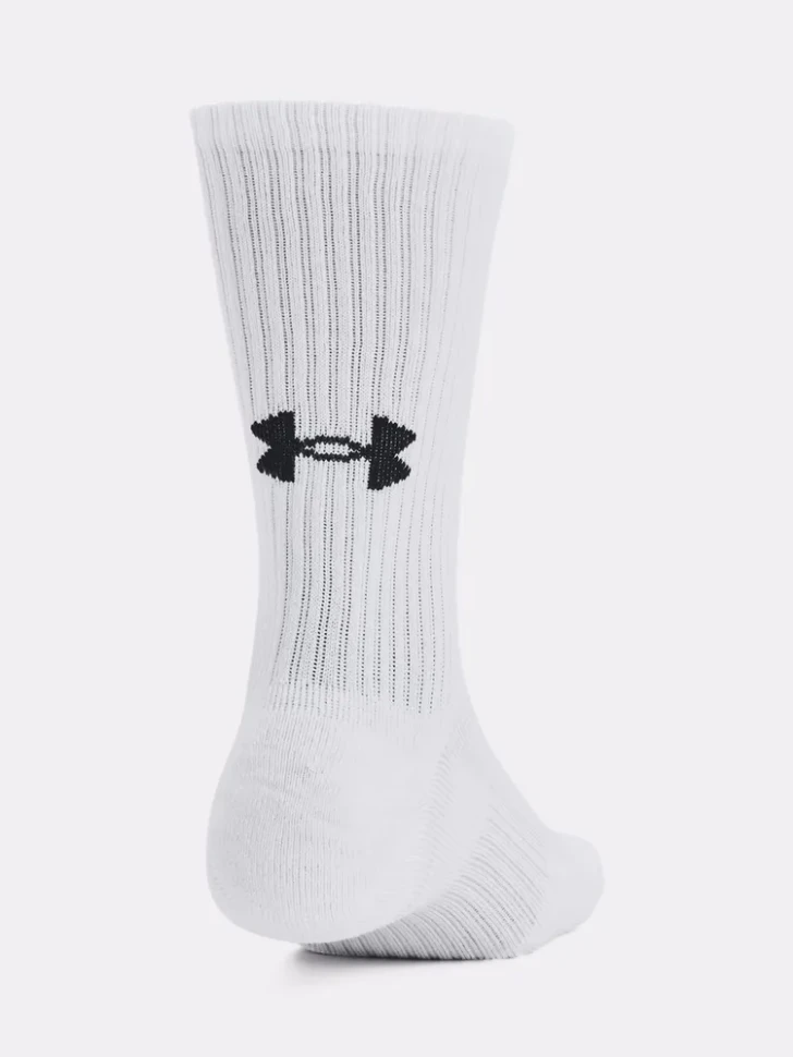 Носки (3 пары) Under Armour Unisex UA TC 3pk Crew 1386311-100 в Челябинске в Челябинске