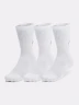 Носки (3 пары) Under Armour Unisex UA TC 3pk Crew 1386311-100