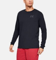 Футболка Under Armour с длинным рукавом SPORTSTYLE LEFT CHEST LS 1329585-001 в Челябинске  в Челябинске 