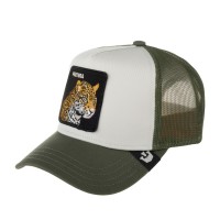 Бейсболка GOORIN BROTHERS ANIMAL FARM Pantera оливковый белый 91-855-51-00 в Челябинске  в Челябинске 