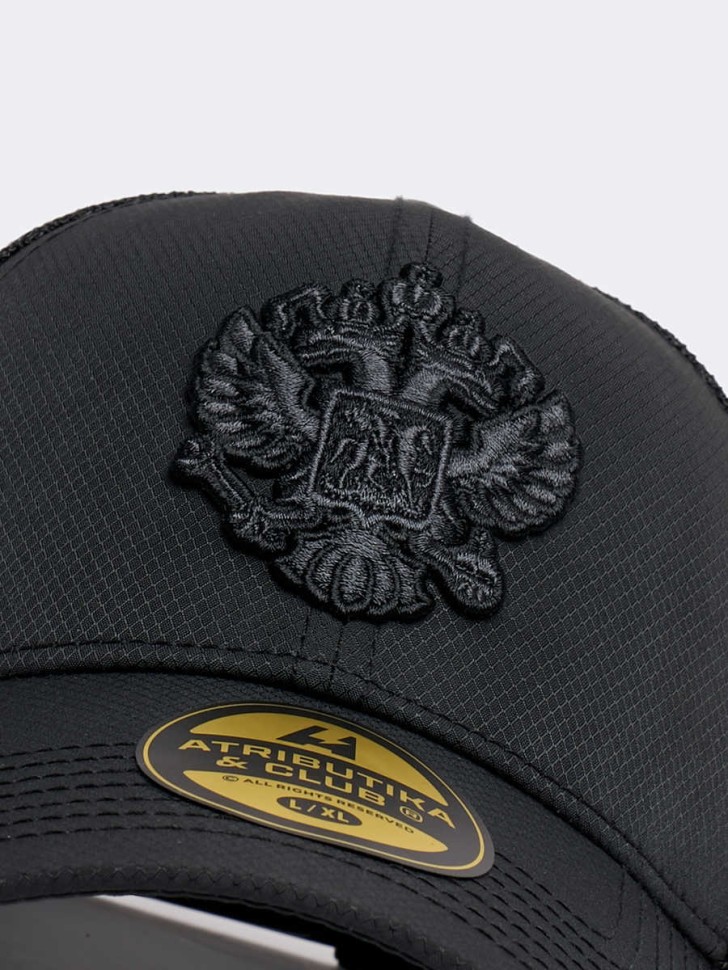 Бейсболка ATRIBUTIKA & CLUB Россия, черн. 10390 в Челябинске  в Челябинске 