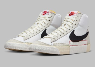 Кроссовки Nike Blazer Mid &#039;77 Pro Club White Light Bone Black DQ7673-100