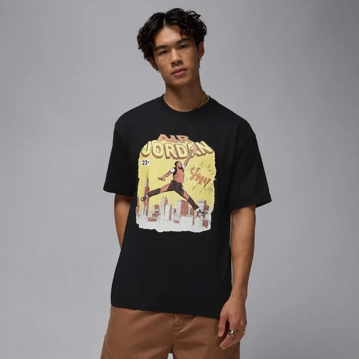 Футболка Nike M J NC COMIC SS CREW IF0784-010 в Челябинске в Челябинске