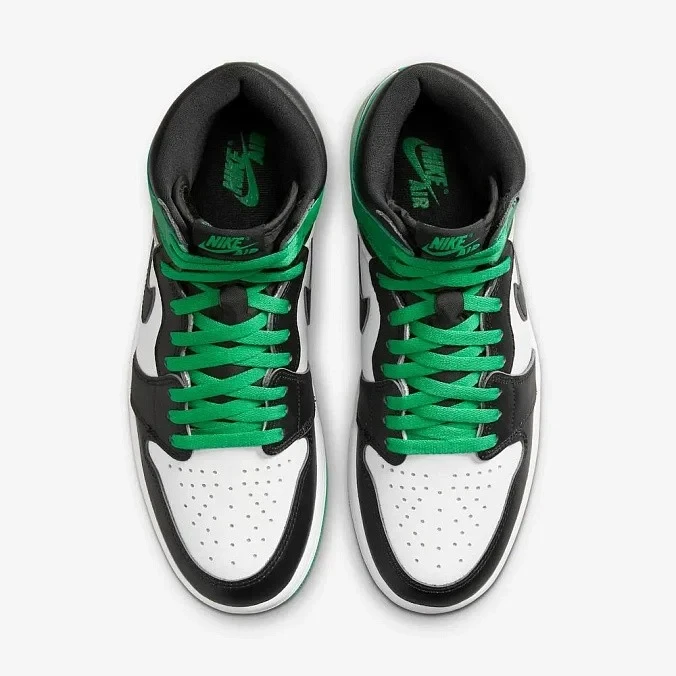 Кроссовки Nike AIR JORDAN 1 RETEO HIGH OG  BLACK AND LUCKY GREEN DZ5485-031 в Челябинске  в Челябинске 