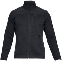Джемпер Under Armour Sweaterfleece Full Zip Black / Black / Charcoal 1316264-001 в Челябинске  в Челябинске 