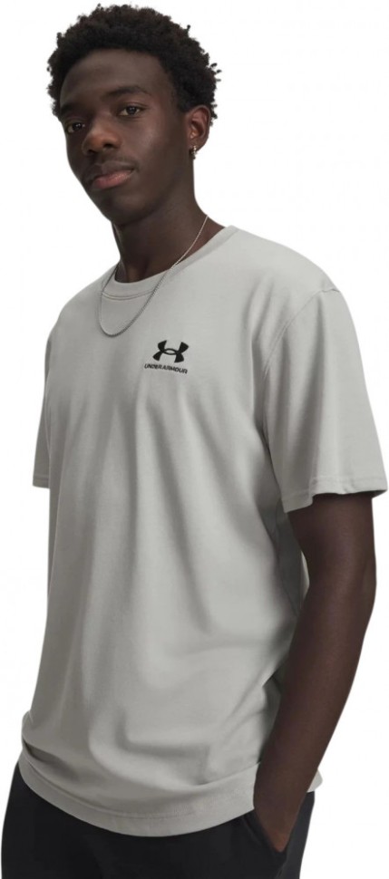 Футболка Under Armour UA M LOGO EMB HEAVYWEIGHT SS 1373997-069 в Челябинске  в Челябинске 