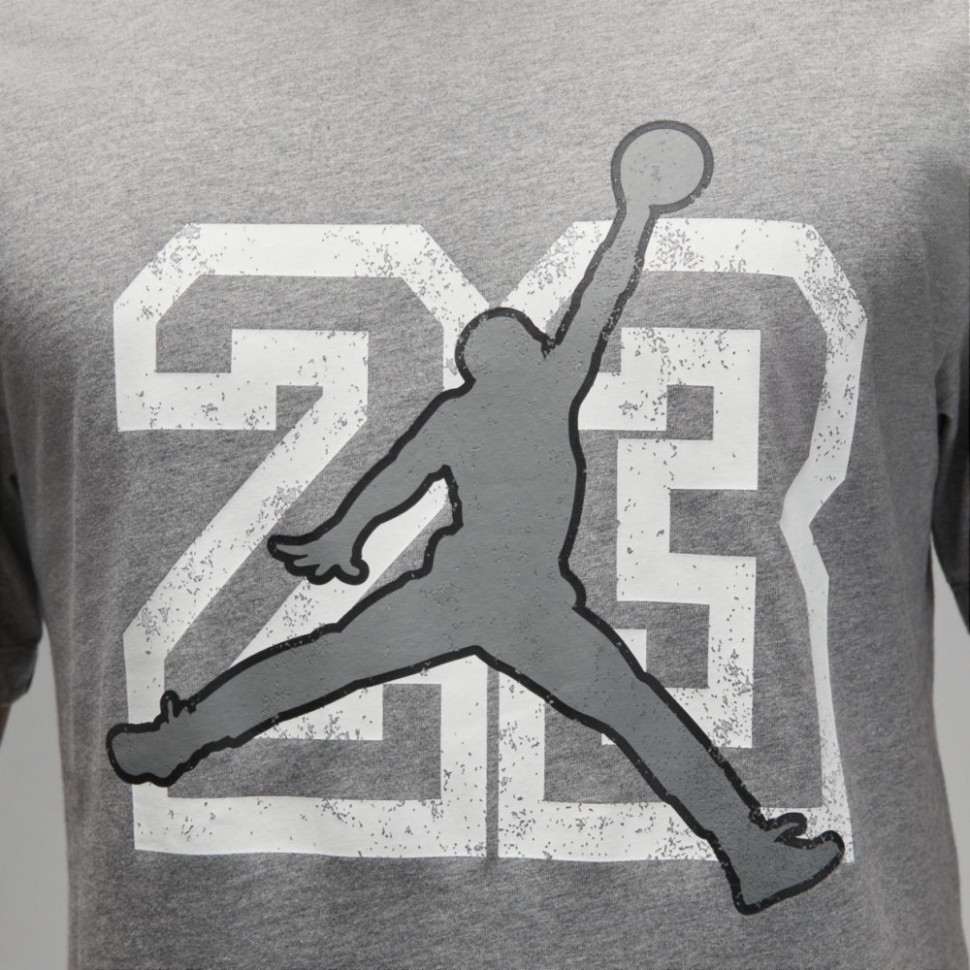 Футболка Nike Jordan Flight Essentials Tee grey FB7394-091 в Челябинске  в Челябинске 