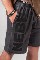 Шорты Nebbia Washed-off Gym Sweatshorts NO BS 367 Black в Челябинске  в Челябинске 