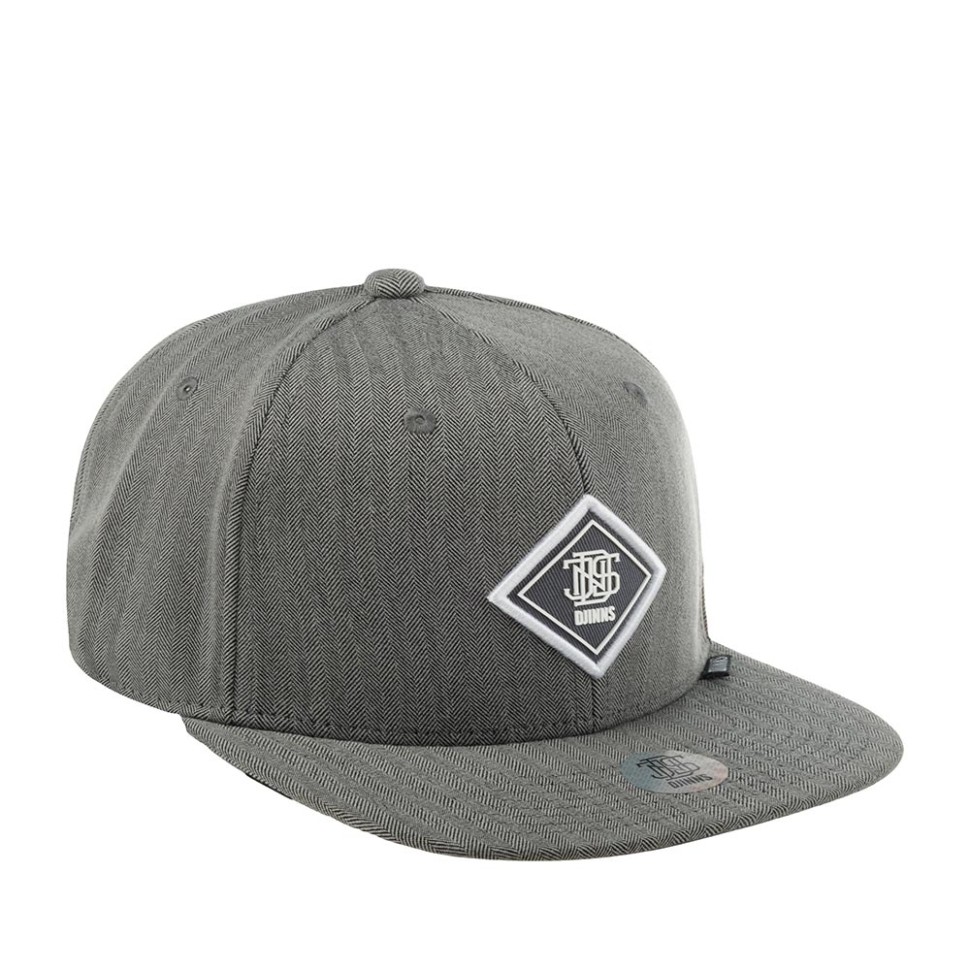 Бейсболка DJINNS 6P SB Fine Herringbone (серый) 50-165-08-00 в Челябинске в Челябинске