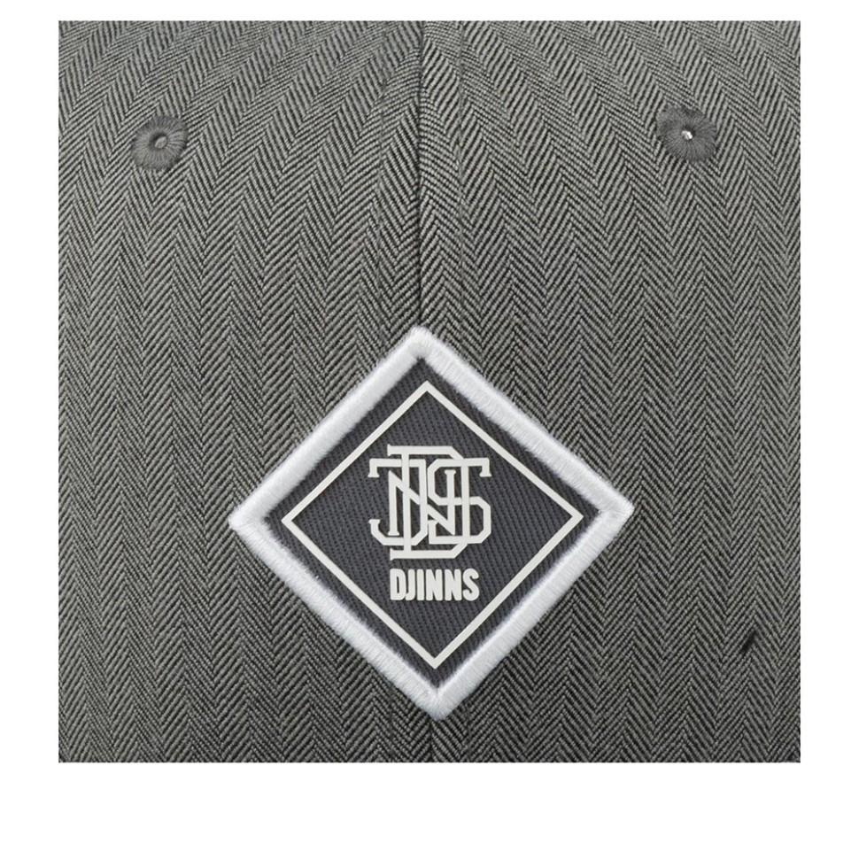 Бейсболка DJINNS 6P SB Fine Herringbone (серый) 50-165-08-00 в Челябинске в Челябинске