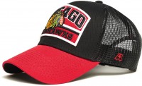 Бейсболка ATRIBUTIKA & CLUB Chicago Blackhawks, черн.-красн. 28160