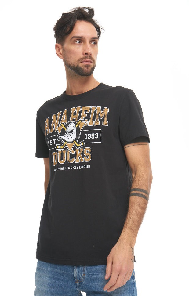 Футболка ATRIBUTIKA & CLUB Anaheim Ducks, черн. 31000 в Челябинске  в Челябинске 
