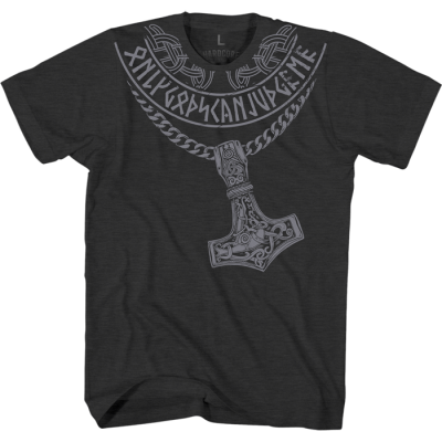 Футболка Hardcore Training Hammer Of Gods Black Melange hctshirt0397