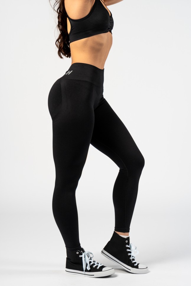 Леггинсы Nebbia Seamless High-Waist Leggings MAXIMUM PUSH-UP 302 Black в Челябинске в Челябинске