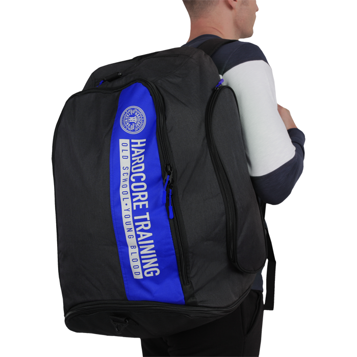 Сумка-рюкзак Hardcore Training Graphite Black/Blue hctbag010 в Челябинске  в Челябинске 