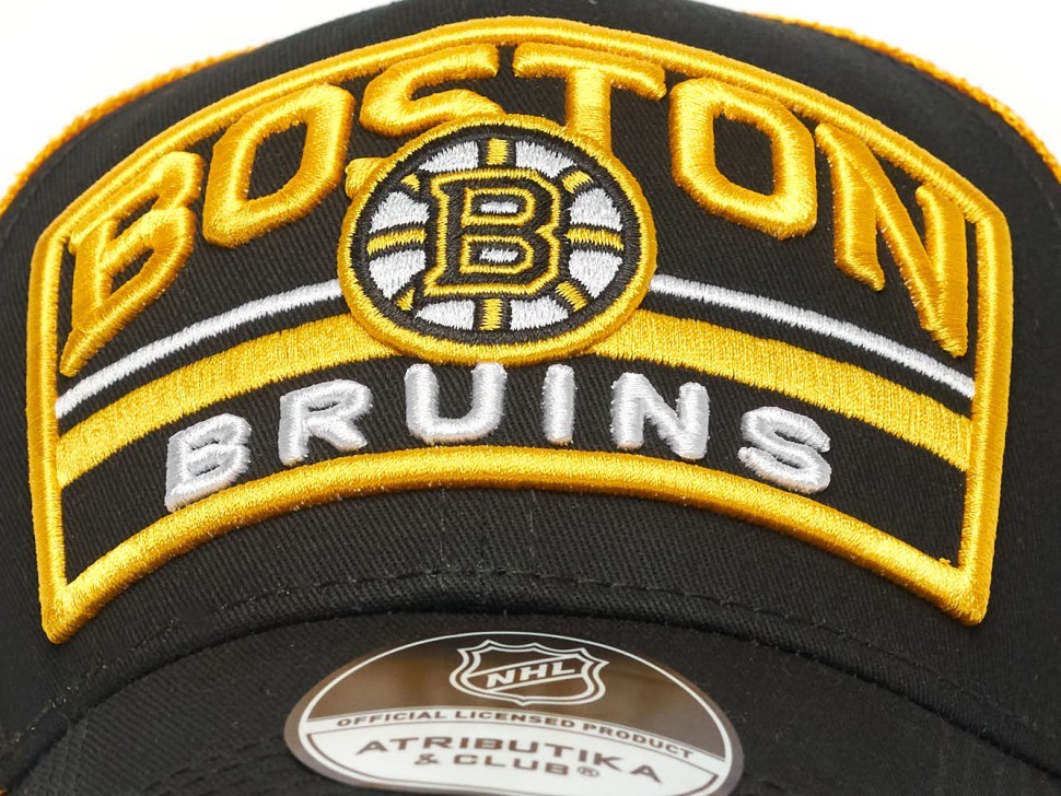 Бейсболка ATRIBUTIKA&CLUB Boston Bruins, черн.-желт. 31732 в Челябинске 